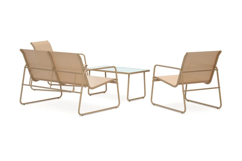 Pelanda Loungegruppe - Beige - Hagemøbler & utemiljø - Hagegruppe - Sofagruppe utendørs
