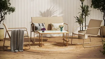 Pelanda Loungegruppe - Beige - Hagemøbler & utemiljø - Hagegruppe - Sofagruppe utendørs