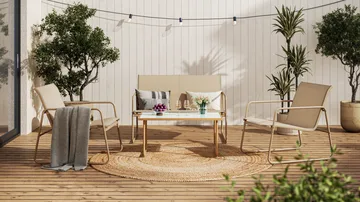 Pelanda Loungegruppe - Beige - Hagemøbler & utemiljø - Hagegruppe - Sofagruppe utendørs