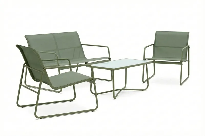 Pelanda loungegruppe utendørs - Grønn - Hagemøbler & utemiljø - Hagegruppe - Sofagruppe utendørs