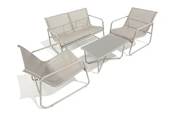 Pelanda loungesett for utendørs bruk - Beige - Hagemøbler & utemiljø - Hagegruppe - Sofagruppe utendørs