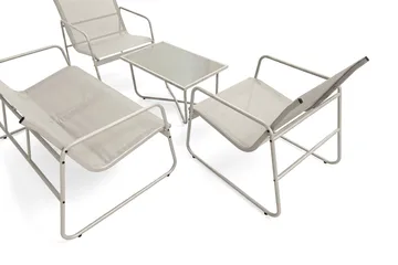 Pelanda loungesett for utendørs bruk - Beige - Hagemøbler & utemiljø - Hagegruppe - Sofagruppe utendørs