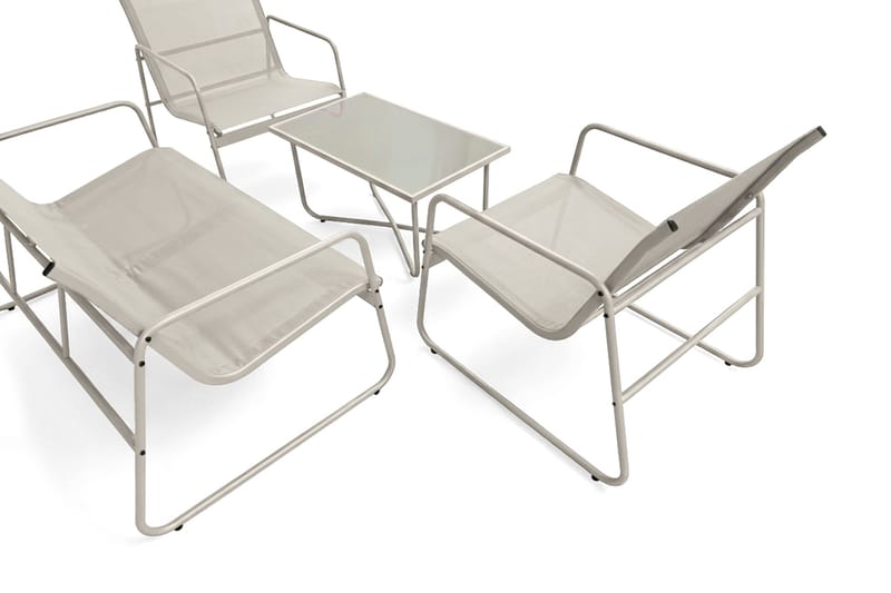 Pelanda loungesett for utendørs bruk - Beige - Hagemøbler & utemiljø - Hagegruppe - Sofagruppe utendørs