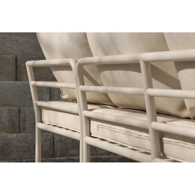 Penh Sofagruppe Utendørs 5-seter - Beige - Hagemøbler & utemiljø - Hagegruppe - Sofagruppe utendørs