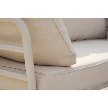 Penh Sofagruppe Utendørs 5-seter - Beige - Hagemøbler & utemiljø - Hagegruppe - Sofagruppe utendørs