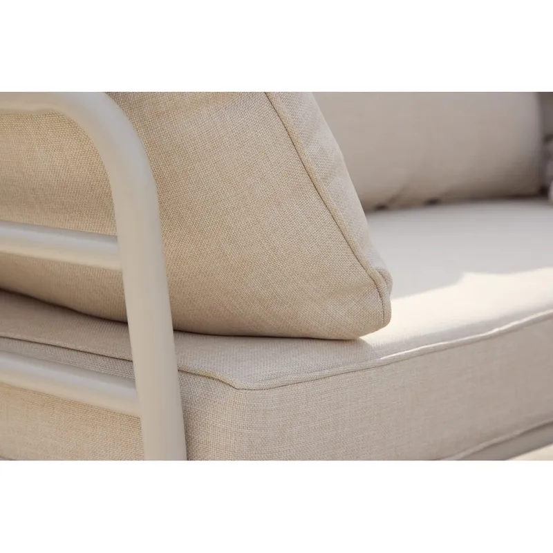 Penh Sofagruppe Utendørs 5-seter - Beige - Hagemøbler & utemiljø - Hagegruppe - Sofagruppe utendørs