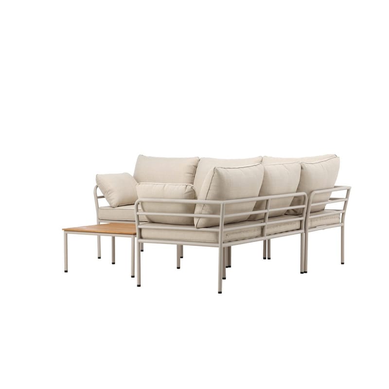 Penh Sofagruppe Utendørs 5-seter - Beige - Hagemøbler & utemiljø - Hagegruppe - Sofagruppe utendørs
