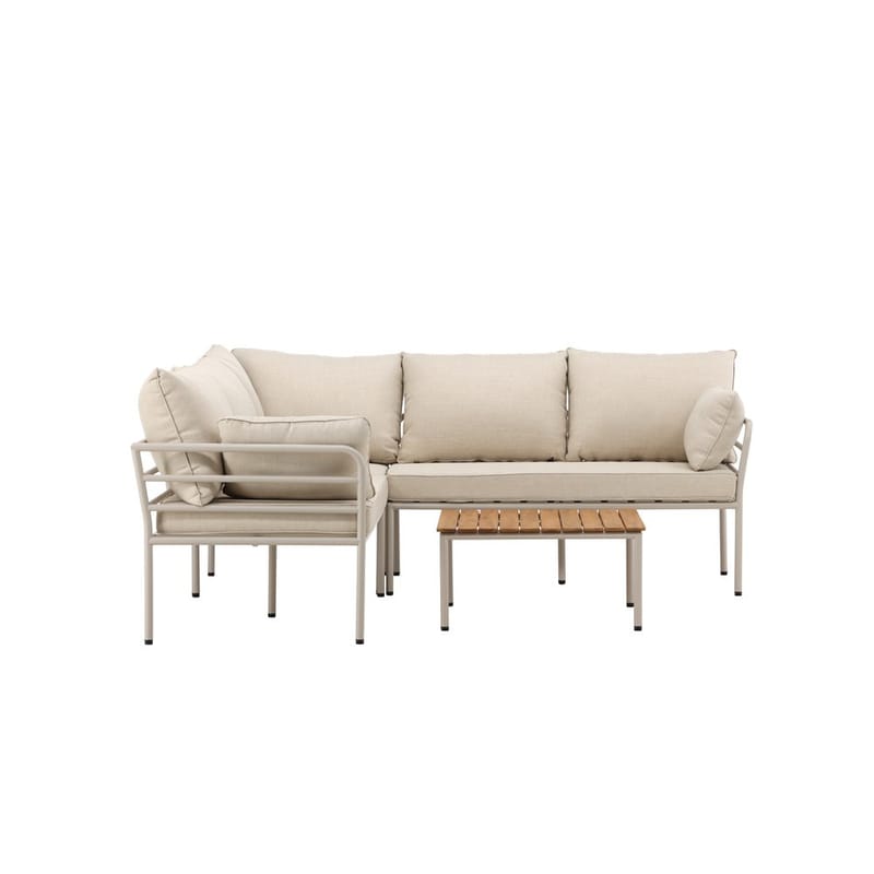 Penh Sofagruppe Utendørs 5-seter - Beige - Hagemøbler & utemiljø - Hagegruppe - Sofagruppe utendørs