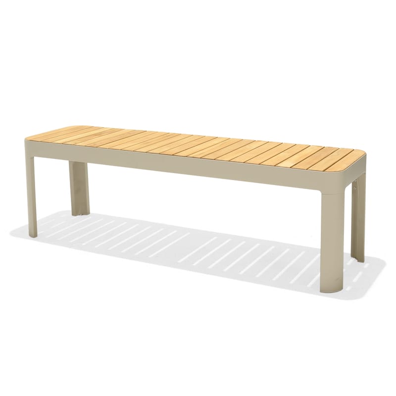 Portals Balkongsett bord + benk 140 cm - Beige/Tre - Hagemøbler & utemiljø - Hagegruppe - Spisegrupper hage