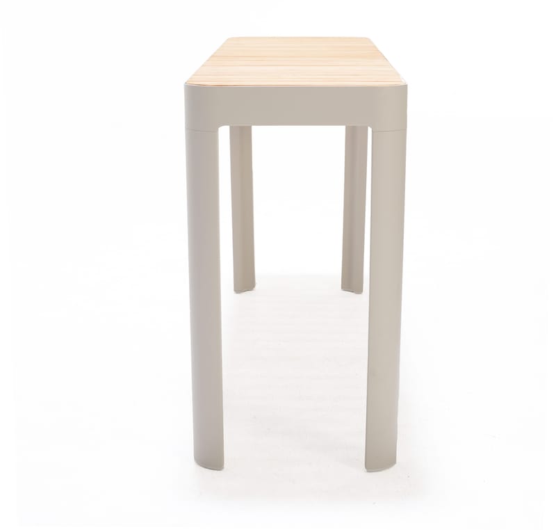 Portals Balkongsett bord + benk 140 cm - Beige/Tre - Hagemøbler & utemiljø - Hagegruppe - Spisegrupper hage