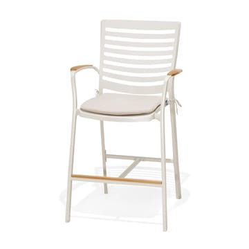 Portals Barsett bord + 4 barstoler - Lys Ecru/Korallsand - Hagemøbler & utemiljø - Stoler & Lenestoler - Barstoler utendørs