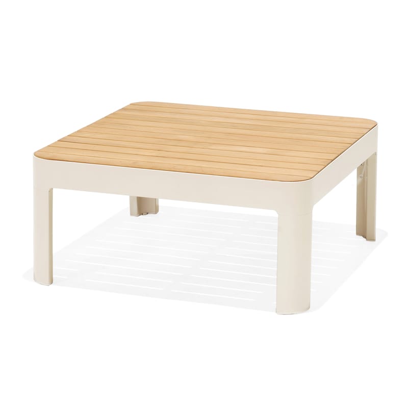 Portals Modulsett 2× 2-seter sofaer + sofabord - Korallsand - Hagemøbler & utemiljø - Hagegruppe - Sofagruppe utendørs