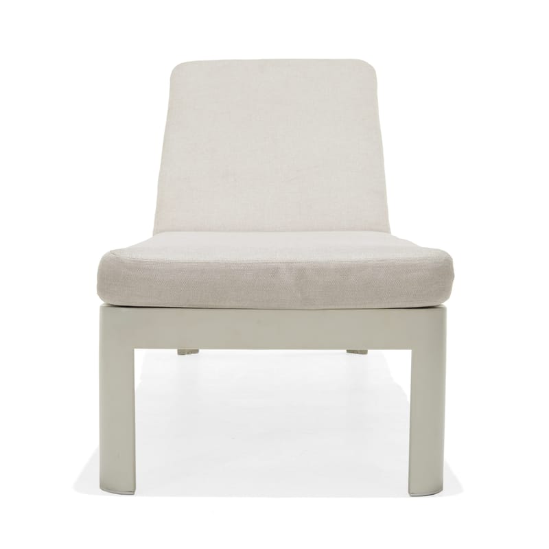 Portals Solseng + C-form sidebord - Beige/Tre - Hagemøbler & utemiljø - Stoler & Lenestoler - Solstoler