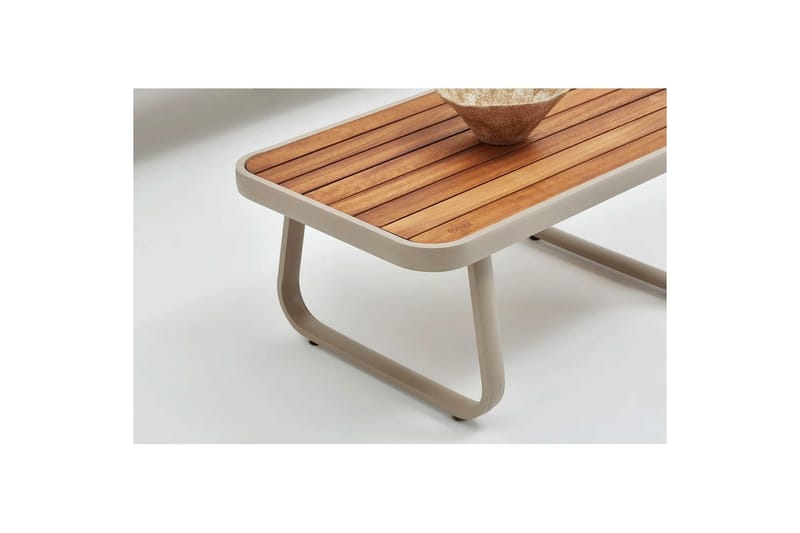Rio Sofasett Utendørs 6-seter Beige - Beige - Hagemøbler & utemiljø - Hagegruppe - Sofagruppe utendørs