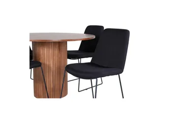 Rundt spisesett Bianca, Muce - 100x75 - Hagemøbler & utemiljø - Hagegruppe - Spisegrupper hage