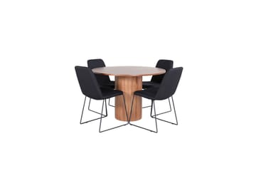 Rundt spisesett Bianca, Muce - 100x75 - Hagemøbler & utemiljø - Hagegruppe - Spisegrupper hage