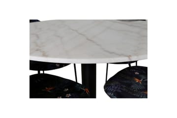 Rundt spisesett Estelle Svart, Vault - Grønn - Hagemøbler & utemiljø - Hagegruppe - Spisegrupper hage