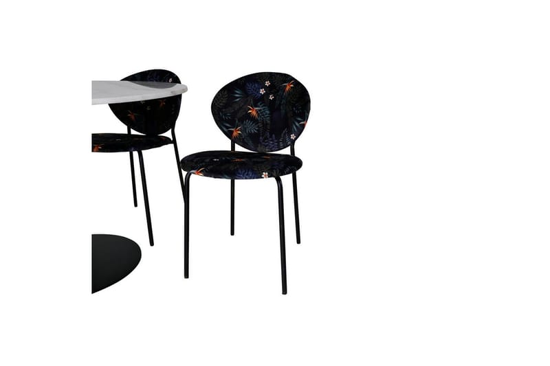 Rundt spisesett Estelle Svart, Vault - Grønn - Hagemøbler & utemiljø - Hagegruppe - Spisegrupper hage