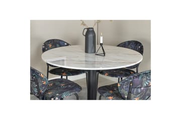 Rundt spisesett Estelle Svart, Vault - Grønn - Hagemøbler & utemiljø - Hagegruppe - Spisegrupper hage