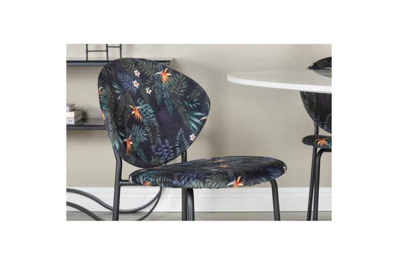 Rundt spisesett Estelle Svart, Vault - Grønn - Hagemøbler & utemiljø - Hagegruppe - Spisegrupper hage