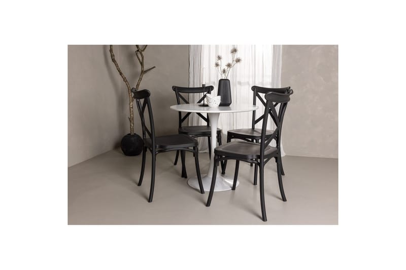 Rundt spisesett Hamden, Crosett - Hagemøbler & utemiljø - Hagegruppe - Cafemøbler & cafesett