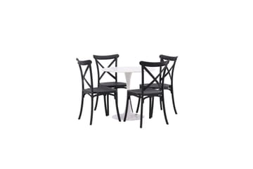 Rundt spisesett Hamden, Crosett - Hagemøbler & utemiljø - Hagegruppe - Cafemøbler & cafesett