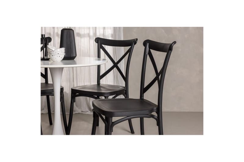 Rundt spisesett Hamden, Crosett - Hagemøbler & utemiljø - Hagegruppe - Cafemøbler & cafesett