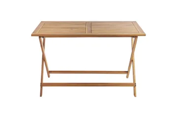 Sammenleggbare utemøbler Prossedi - Beige, Lys Tre - Hagemøbler & utemiljø - Hagegruppe - Spisegrupper hage