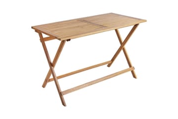 Sammenleggbare utemøbler Prossedi - Beige, Lys Tre - Hagemøbler & utemiljø - Hagegruppe - Spisegrupper hage