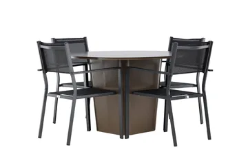 Santa Fe Spisegruppe + 4 Copacabana stoler - Hagemøbler & utemiljø - Hagegruppe - Spisegrupper hage