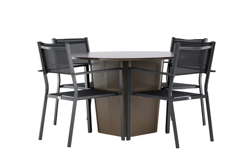 Santa Fe Spisegruppe + 4 Copacabana stoler