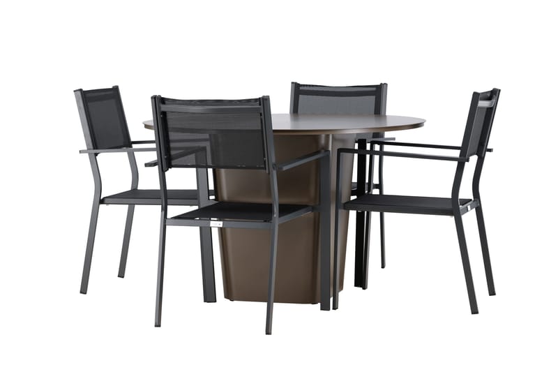 Santa Fe Spisegruppe + 4 Copacabana stoler - Hagemøbler & utemiljø - Hagegruppe - Spisegrupper hage