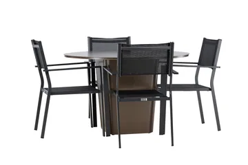 Santa Fe Spisegruppe + 4 Copacabana stoler - Hagemøbler & utemiljø - Hagegruppe - Spisegrupper hage