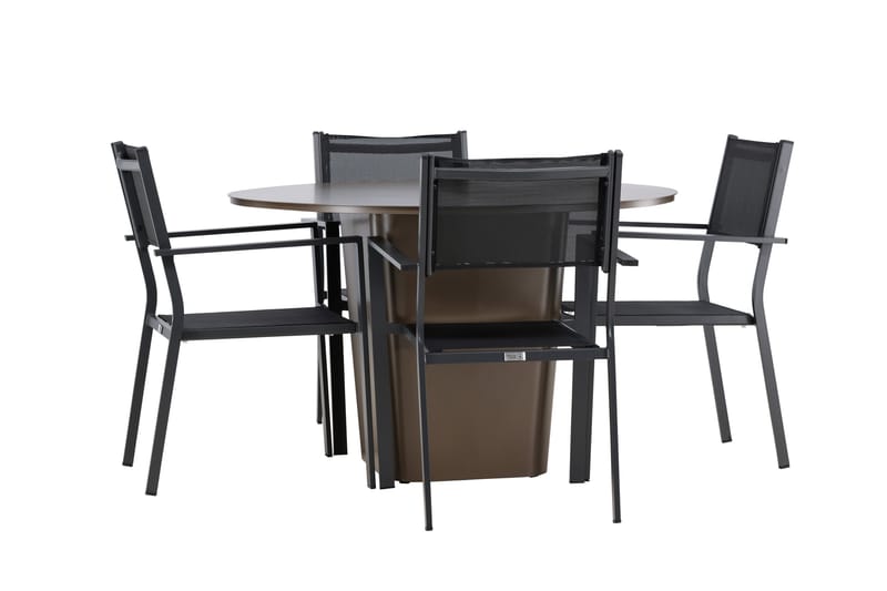 Santa Fe Spisegruppe + 4 Copacabana stoler - Hagemøbler & utemiljø - Hagegruppe - Spisegrupper hage