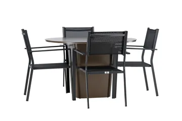 Santa Fe Spisegruppe + 4 Copacabana stoler - Hagemøbler & utemiljø - Hagegruppe - Spisegrupper hage