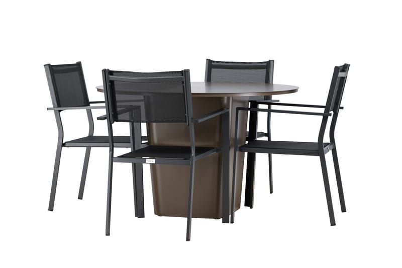 Santa Fe Spisegruppe + 4 Copacabana stoler - Hagemøbler & utemiljø - Hagegruppe - Spisegrupper hage