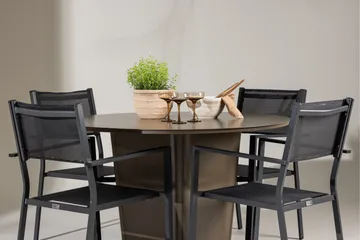 Santa Fe Spisegruppe + 4 Copacabana stoler - Hagemøbler & utemiljø - Hagegruppe - Spisegrupper hage