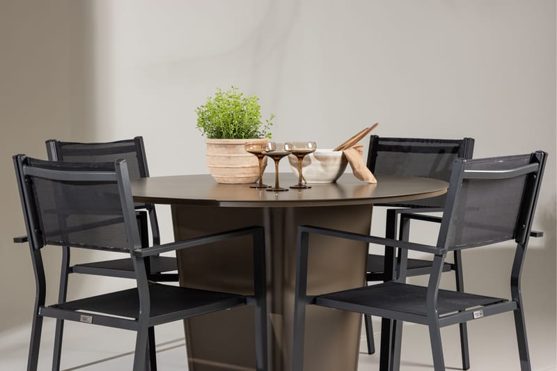 Santa Fe Spisegruppe + 4 Copacabana stoler - Hagemøbler & utemiljø - Hagegruppe - Spisegrupper hage