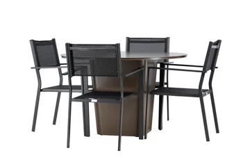 Santa Fe Spisegruppe + 4 Copacabana stoler - Hagemøbler & utemiljø - Hagegruppe - Spisegrupper hage
