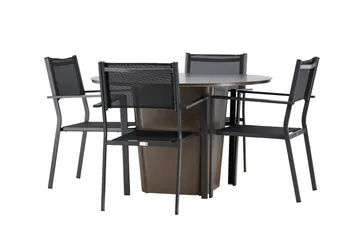 Santa Fe Spisegruppe + 4 Copacabana stoler - Hagemøbler & utemiljø - Hagegruppe - Spisegrupper hage