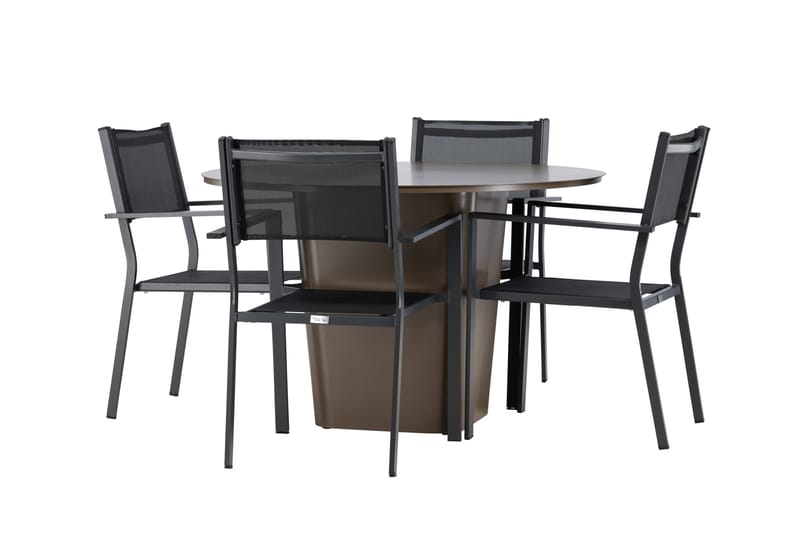 Santa Fe Spisegruppe + 4 Copacabana stoler - Hagemøbler & utemiljø - Hagegruppe - Spisegrupper hage