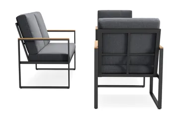 Serena Sofagruppe 4-seter - Antrasitt - Hagemøbler & utemiljø - Hagegruppe - Sofagruppe utendørs