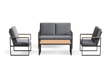 Serena Sofagruppe 4-seter - Antrasitt - Hagemøbler & utemiljø - Hagegruppe - Sofagruppe utendørs