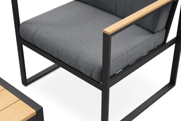 Serena Sofagruppe 4-seter - Antrasitt - Hagemøbler & utemiljø - Hagegruppe - Sofagruppe utendørs