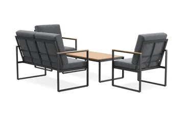 Serena Sofagruppe 4-seter - Antrasitt - Hagemøbler & utemiljø - Hagegruppe - Sofagruppe utendørs