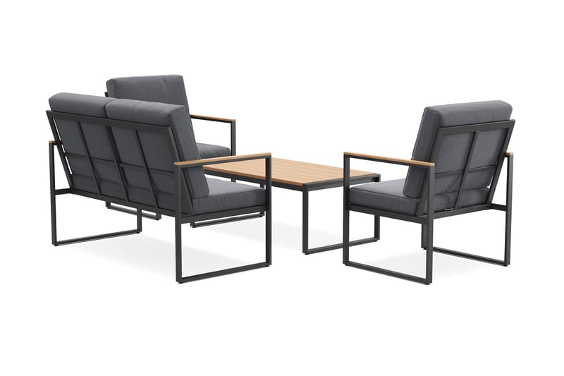 Serena Sofagruppe 4-seter - Antrasitt - Hagemøbler & utemiljø - Hagegruppe - Sofagruppe utendørs