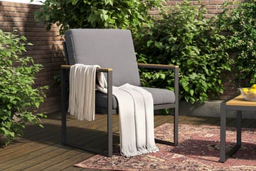 Serena Sofagruppe 4-seter - Antrasitt - Hagemøbler & utemiljø - Hagegruppe - Sofagruppe utendørs
