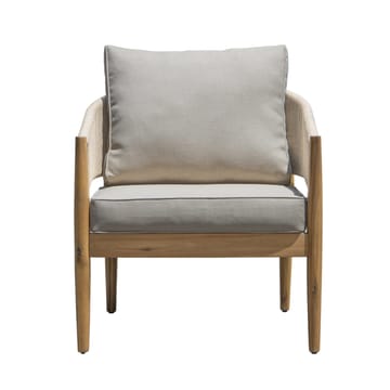 Siana 5-seters loungegruppe i treutseende med repdetaljer - Natur / beige - Hagemøbler & utemiljø - Hagegruppe - Sofagruppe utendørs