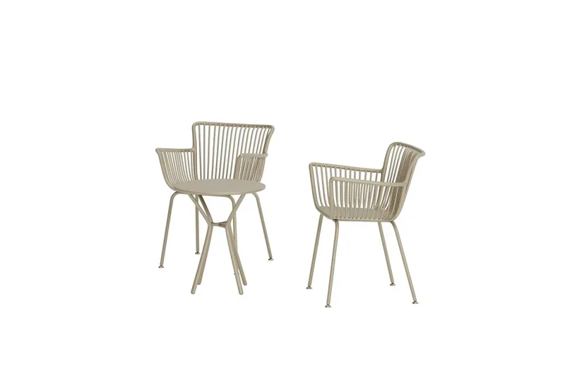 Sifnos kafégruppe utendørs - Beige - Hagemøbler & utemiljø - Hagegruppe - Cafemøbler & cafesett