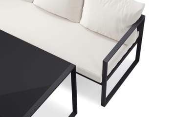 Silvia Loungegruppe Utendørs - Svart - Hagemøbler & utemiljø - Hagegruppe - Sofagruppe utendørs